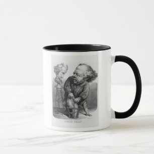 Auguste Preault (1809-79), Karikatur von 'Le Bou Tasse