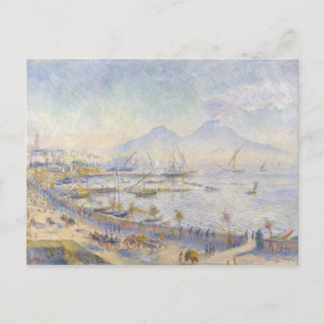 Auguste Renoir - Die Bucht von Neapel Postkarte (Vorderseite)