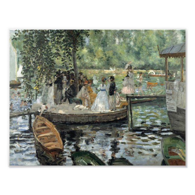 Auguste Renoir - La Grenouillere Fotodruck (Vorne)