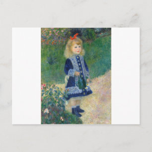 Auguste Renoir - Mädchen mit einer Wasserdose Postkarte