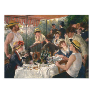 Auguste Renoir - Mittagessen im Party Fotodruck