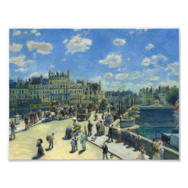 Auguste Renoir - Pont Neuf, Paris Fotodruck (Vorne)