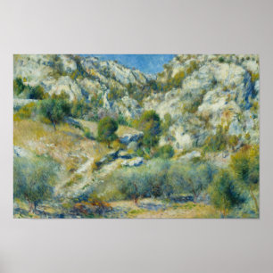 Auguste Renoir - Rocky Crags bei L'Estaque Poster
