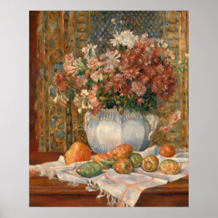 Auguste Renoir Still Life Blume Prickly Birnen Poster