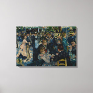 Auguste Renoir - Tanz im Le Moulin de la Galette Leinwanddruck