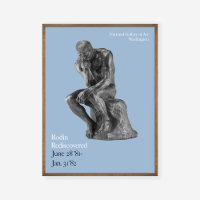 Auguste Rodin Thinker Kunstausstellung Print