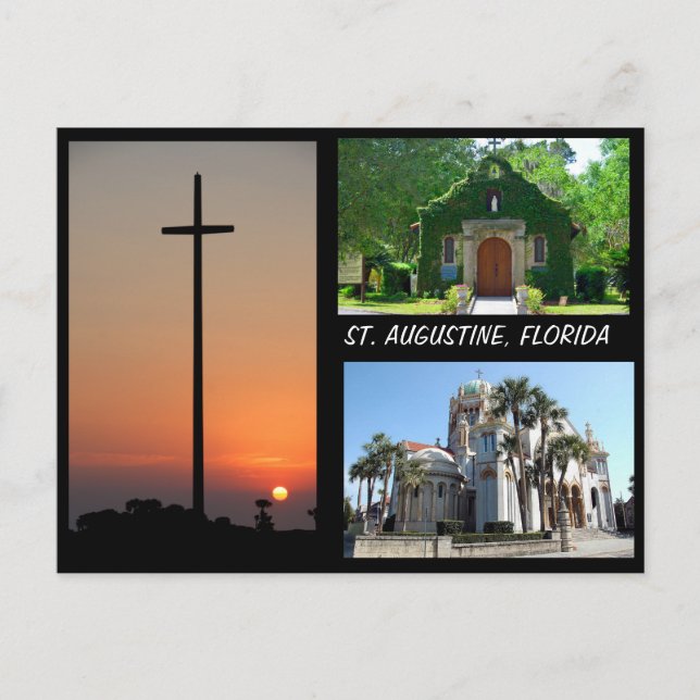 Augustine, Florida Feiertagspostkarte (Vorderseite)