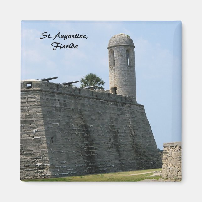 Augustine Florida Fort castillo de san marcos Magnet (Vorne)