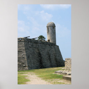 Augustine Florida Fort castillo de san marcos Poster