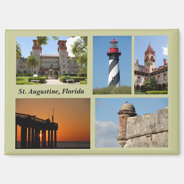 Augustine, Florida Magnet (Vorderseite)