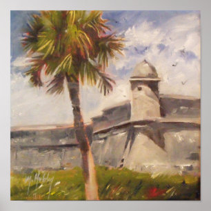 Augustine Fort - Castillo de san Marcos Poster