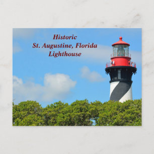 Augustine, Leuchtturm von Florida Feiertagspostkarte
