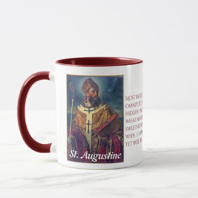 Augustine Tasse mit Zitat (Links)