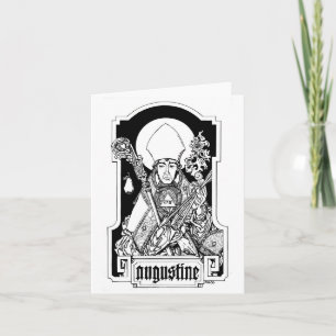 Augustine von Hippo Notecard Karte