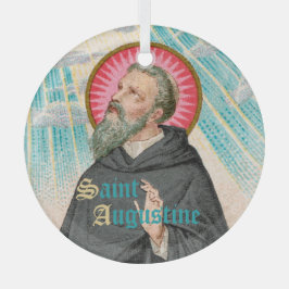 Augustine von Hippo (SAU 047; Einzelheiten) Ornament Aus Glas