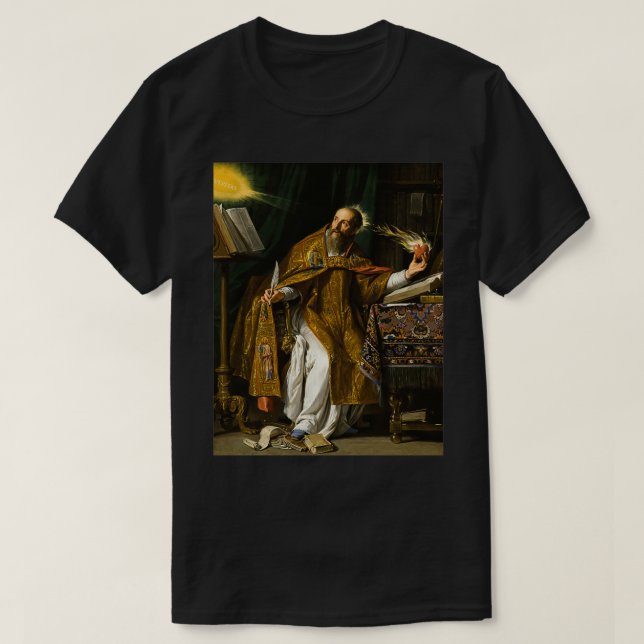 Augustine von Hippo T T-Shirt (Design vorne)