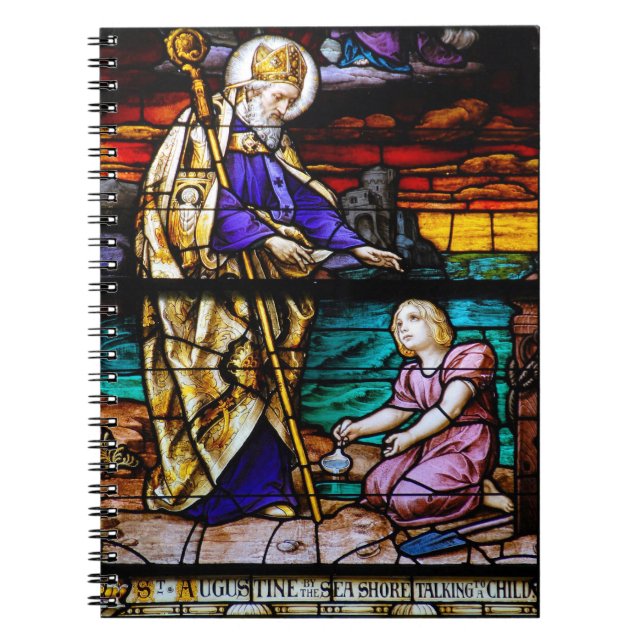 Augustiner christliche Kunst Notizblock (Vorderseite)