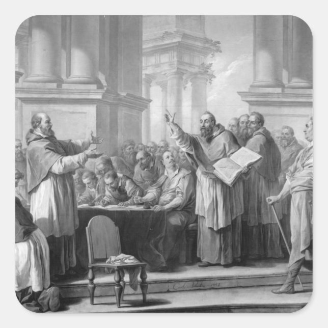 Augustiner-Treffen und Gebertreffen Quadratischer Aufkleber (Vorderseite)