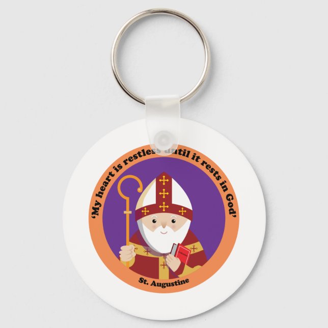 Augustinus von Hippo Schlüsselanhänger (Vorderseite)