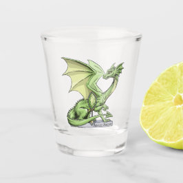 Augusts Geburtssteingebürgerdrache: Peridot Schnapsglas