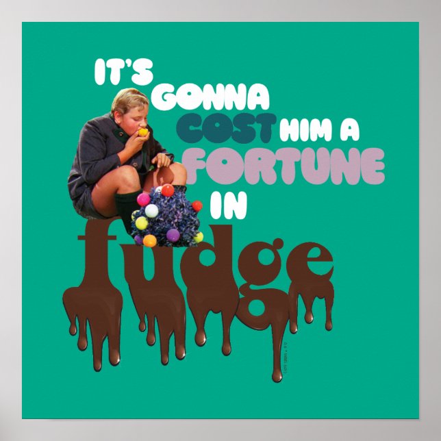 Augustus Gloop - Ein Glück in Fudge Poster (Vorne)