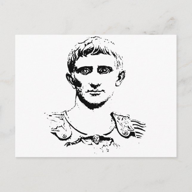Augustus Postkarte (Vorderseite)