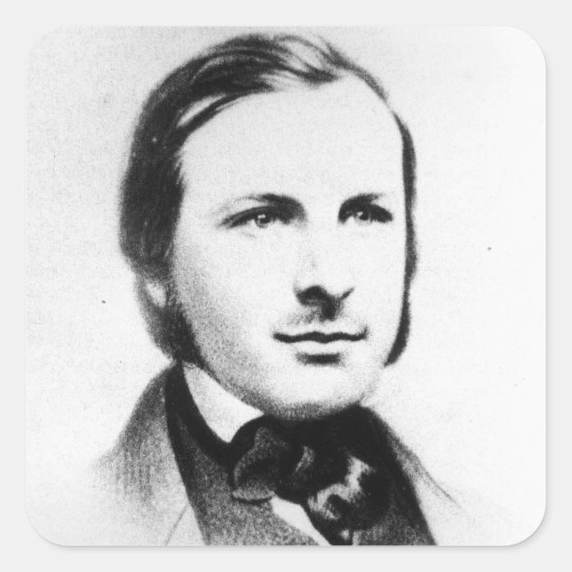 Augustus Pugin Quadratischer Aufkleber (Vorderseite)