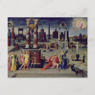 Augustus und das Tiburtinische Sibyl Postkarte