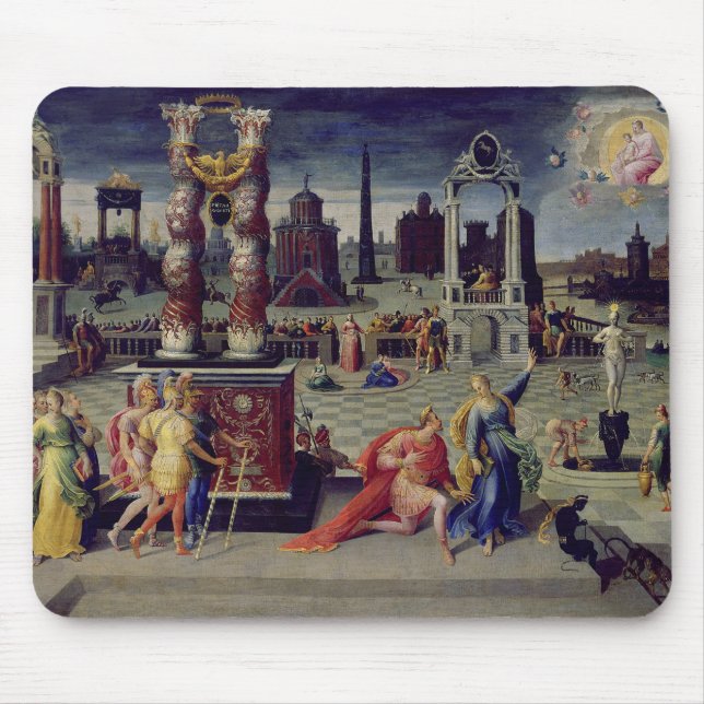 Augustus und der Tiburtine Sibyl Mousepad (Vorne)