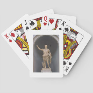 Augustus von Prima Porta, c.20 v. Chr. (Marmor) Spielkarten