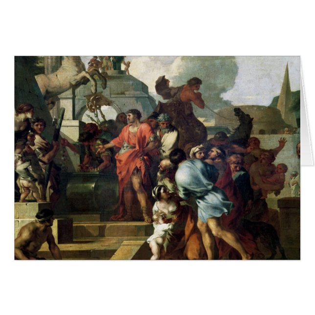 Augustus vor dem Grab von Alexander III (Vorderseite (Horizontal))