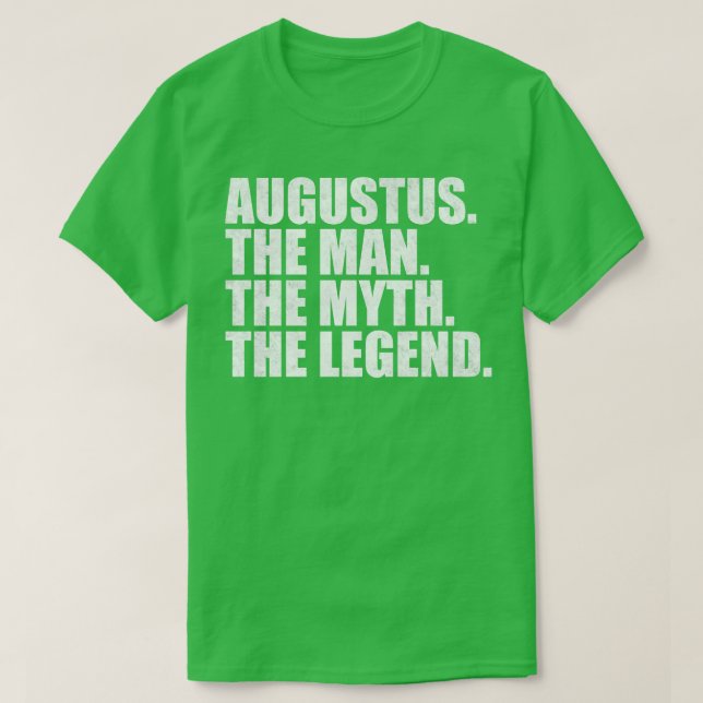 AugustusAugustus Name Augustus Vorname T-Shirt (Design vorne)