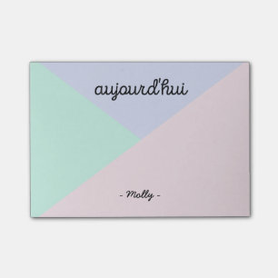 Aujourd'hui Post-it-Zettel Post-it Klebezettel