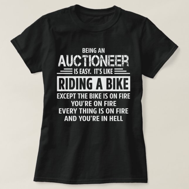 Auktionator T-Shirt (Design vorne)