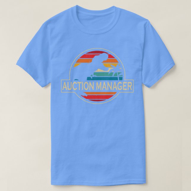 Auktionsleiter Dinosaurier T-Shirt (Design vorne)