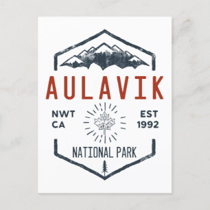 Aulavik Nationalpark Kanada Vintag Postkarte