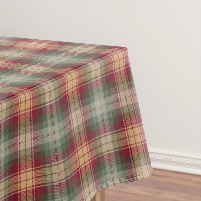 Auld Scotland Tartan Kariertes Muster Tischdecke (Beispiel)