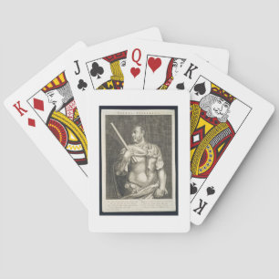 Aullus Vitellius Emperor of Rome 68 AD engraved by Spielkarten