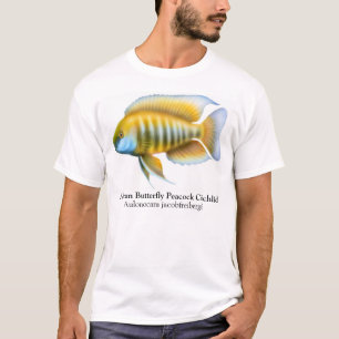 Aulonocara afrikanischer Pfaucichlid-T - Shirt