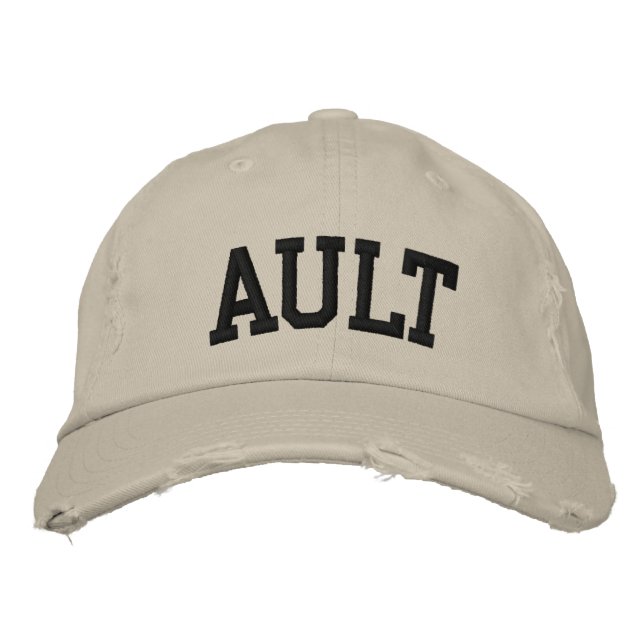 Ault bestickter Hut (Vorderseite)