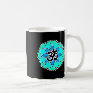 Aum Zeichen Yoga Meditation Samen Des Lebens Blüte Kaffeetasse