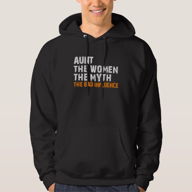 Aun  auntie aunty bad influence hoodie (Vorderseite)
