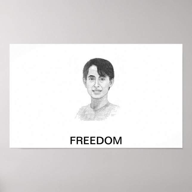 AUNG SAN SUU KYI POSTER (Vorne)