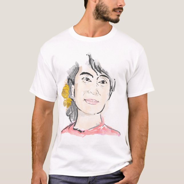 Aung Sang Suu Kyi T-Shirt (Vorderseite)