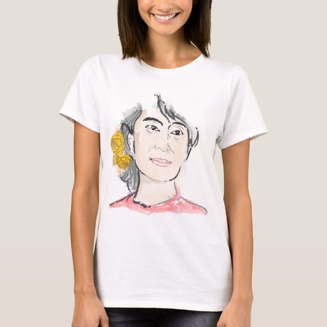 Aung Sang Suu Kyi T-Shirt (Vorderseite)
