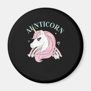 Aunticorn Tante Unicorn Tante Niece Nephew Sister Magnet