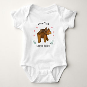 Auntie Baby Bodysuit Baby Strampler