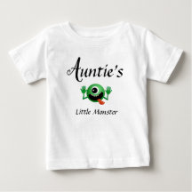 Auntie Baby Clothes Monster Niece Nephew Kleinkind