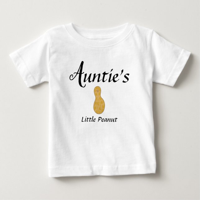 Auntie Baby Kleinkind Clothes Erdnuss Nichte Nephe T-shirt (Vorderseite)