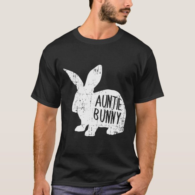 Auntie Bunny Matching Familie Osterhasen Geschenk  T-Shirt (Vorderseite)